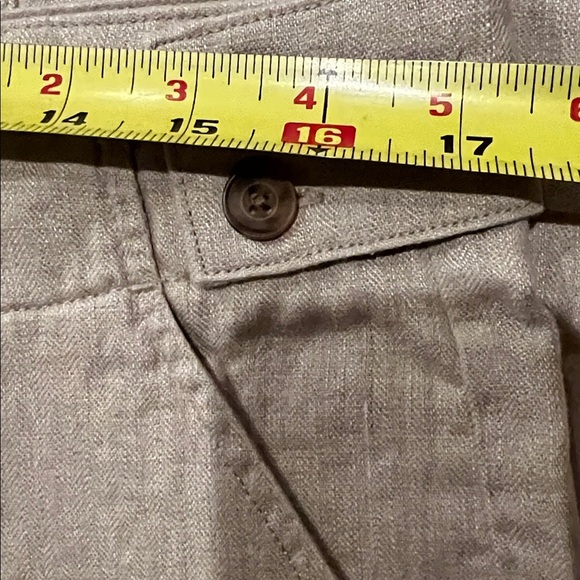 Sundance Renata Linen Trousers in Flax, NWT, 14P - Picture 5 of 7